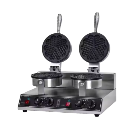 Electric Heart Dual Waffle Maker