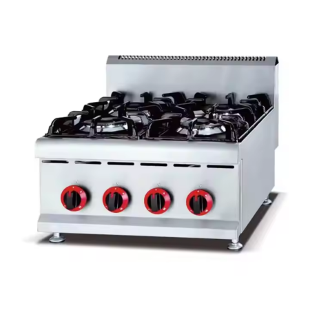 Table Top 4 Burner Gas Stove Machine