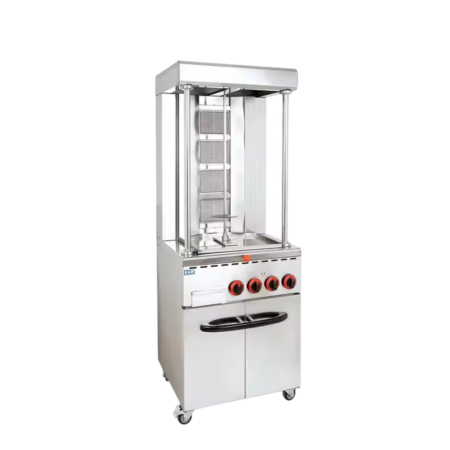 Shawarma Machine 4 Gas burner