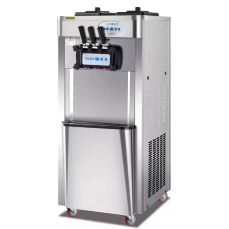 3 Flavors Ice Cream Maker Machine Vertical 22L